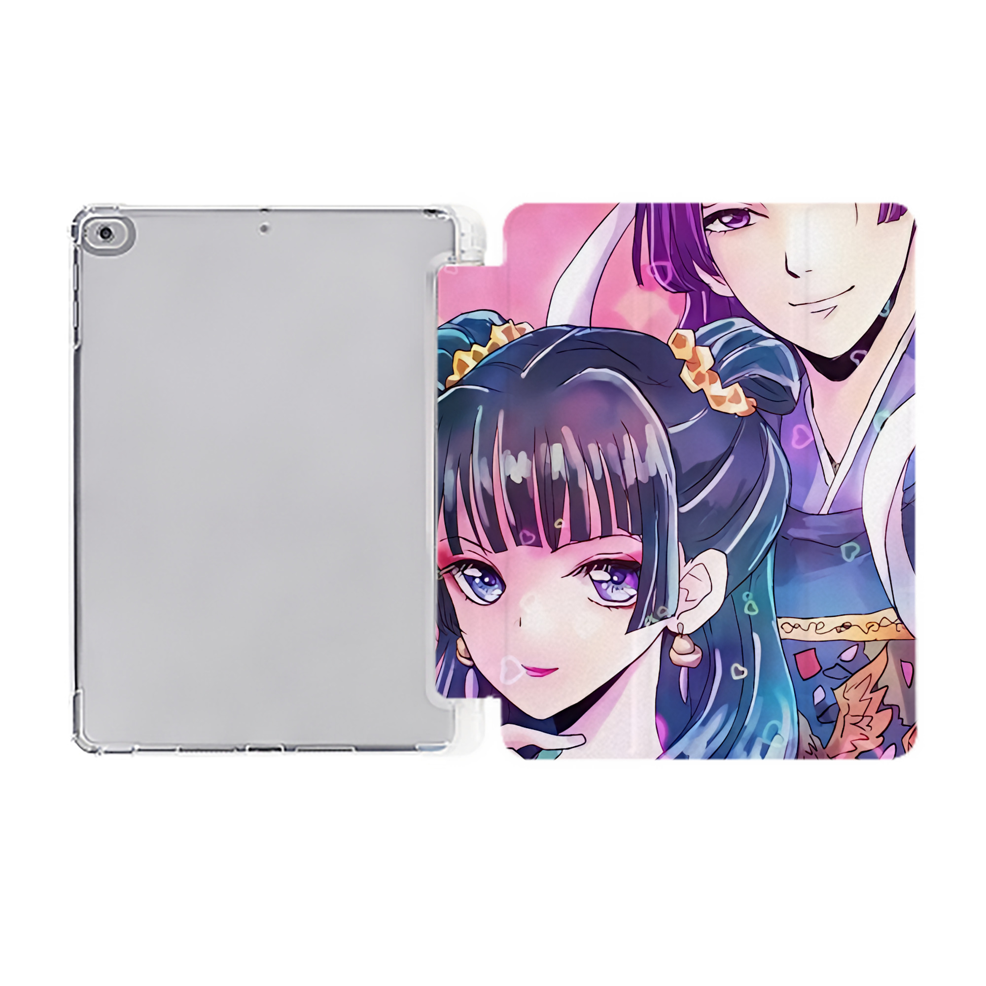 （画像用） 薬屋のひとりごと The Apothecary Diaries IPad ケース ペン収納付き 三つ折りスタンド PUレザー×シリコン 対応機種9.5/10.5/10.9インチ